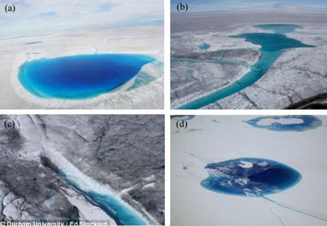 Les lacs bleus d'Antarctique préoccupants